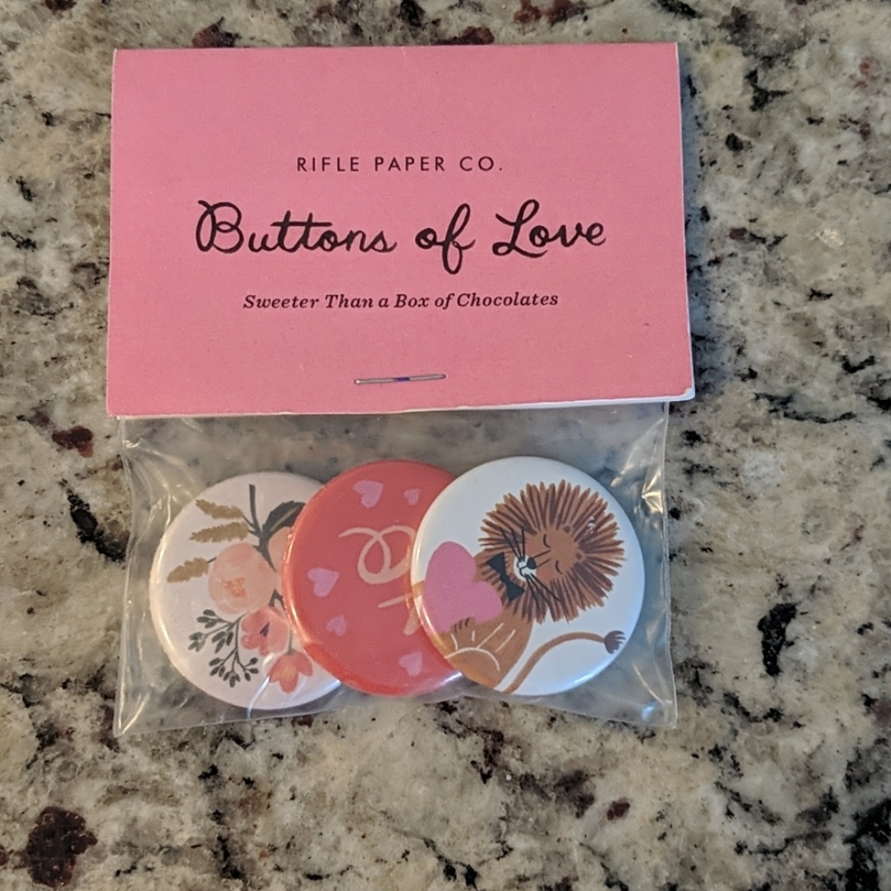 Rifle Paper Love Buttons